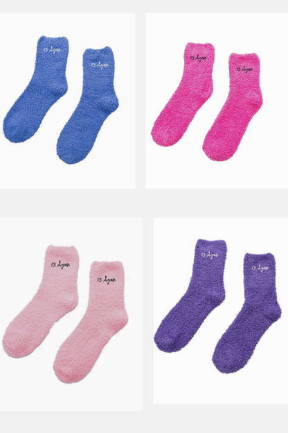 13 AGAIN FLUFFY SOCKS