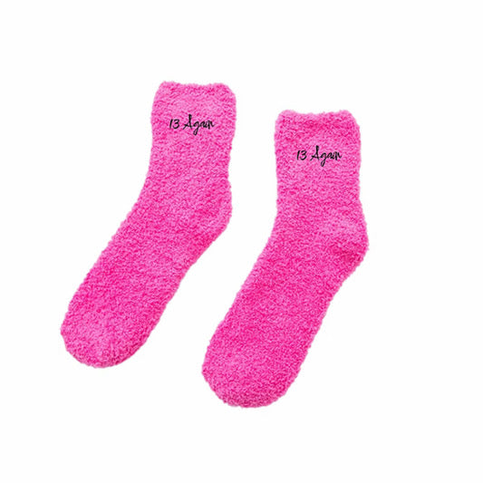 13 AGAIN FLUFFY SOCKS