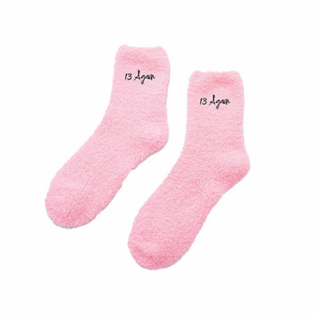 13 AGAIN FLUFFY SOCKS