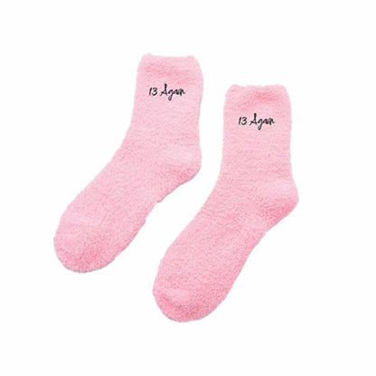 13 AGAIN FLUFFY SOCKS