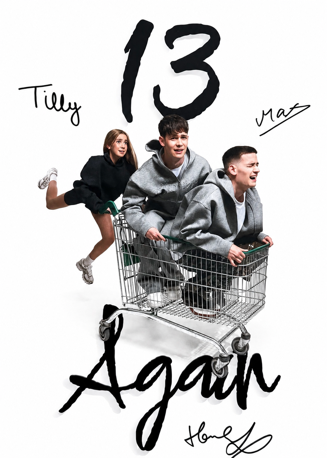 Signed 13 Again Poster