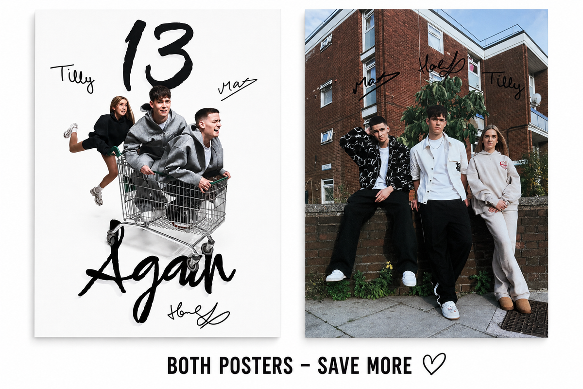 Signed 13 Again Poster